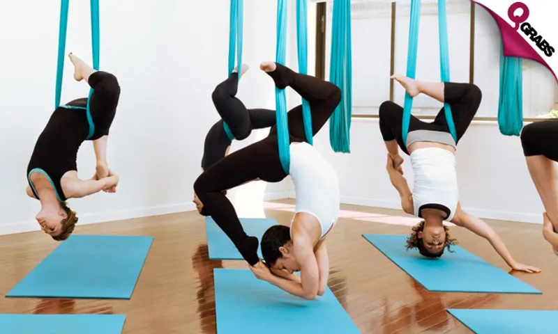 Aerial Yoga at Yoga Hi!